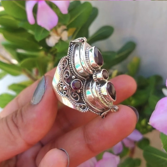 Turkish Vintage Style Exaggerated Ring for Women,Ottoman,ByzantianWeddingGift - Picture 4 of 7